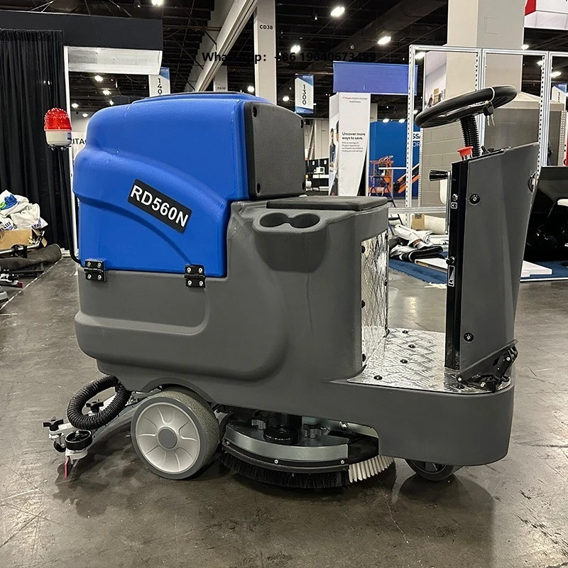 Electric Durable Battery Industrial Ride Floor Pressure Washer Scrubber Cleaner 95L Solution Tank for Warehouse Concrete XH
