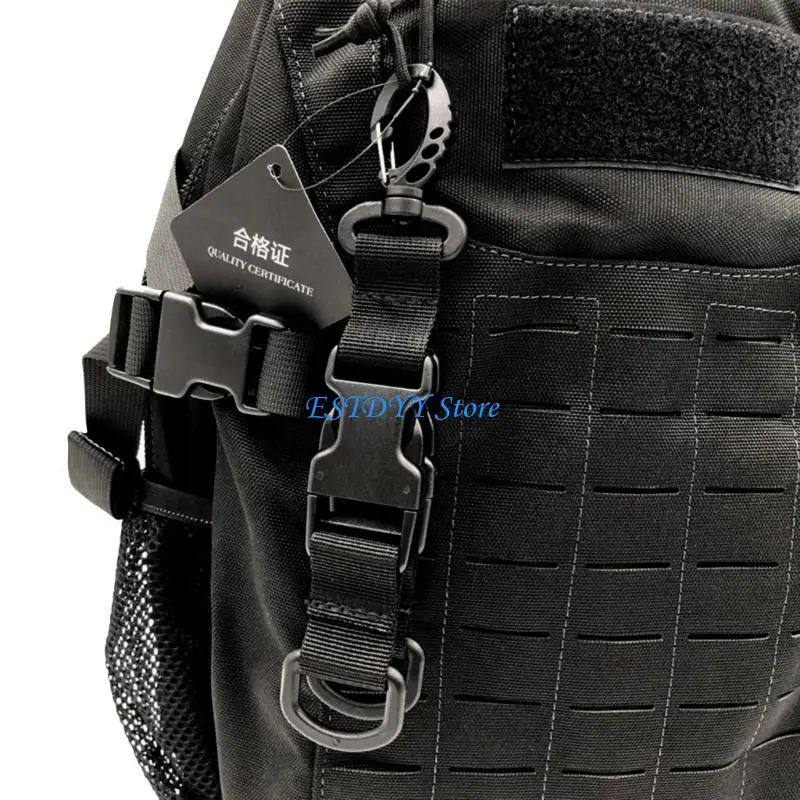 

G6DE Multifunctional Backpack Hook Tactic Nylon Webbing Quick Release Hanging Buckle