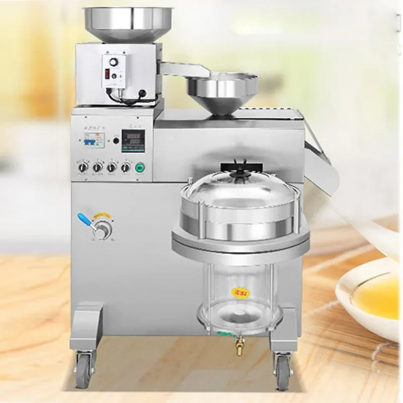 XZ-Z505H Oil Presser Automatic Household FLaxseed Oil Press Oil Extractor Peanut Oil Press Cold Press Oil Machine 1500W