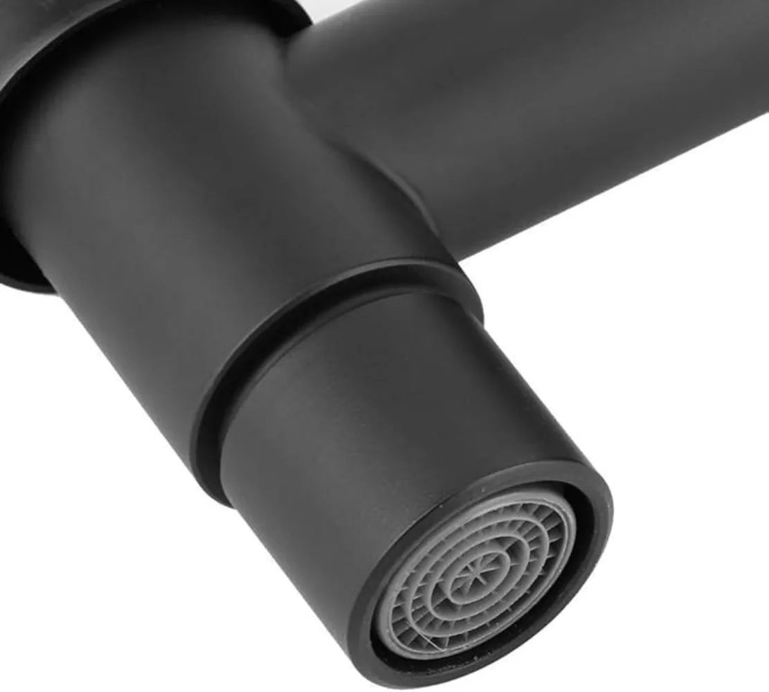 النحاس الأسود صنبور الموسعة في الهواء الطلق حديقة صنبور الحائط الحمام ركن غسالة صنبور #1