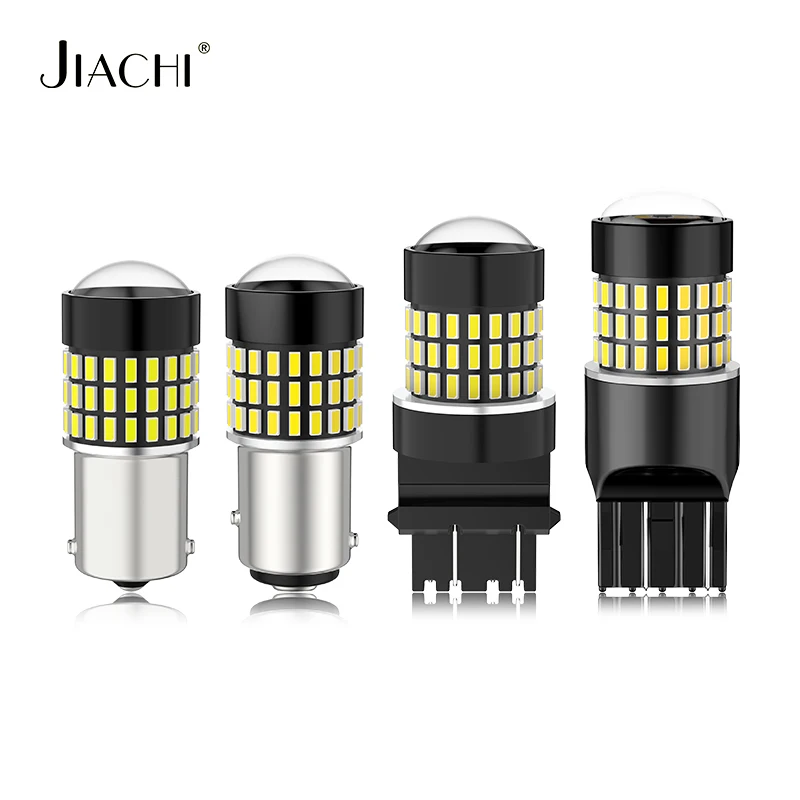 

Jiachi 2pcs 7443 3157 W21W 1156 Ba15s P21W 1157 Bay15d For Car LED Bulb Turn Signal Light 3014 78SMD Brake Reverse Parking Lamp