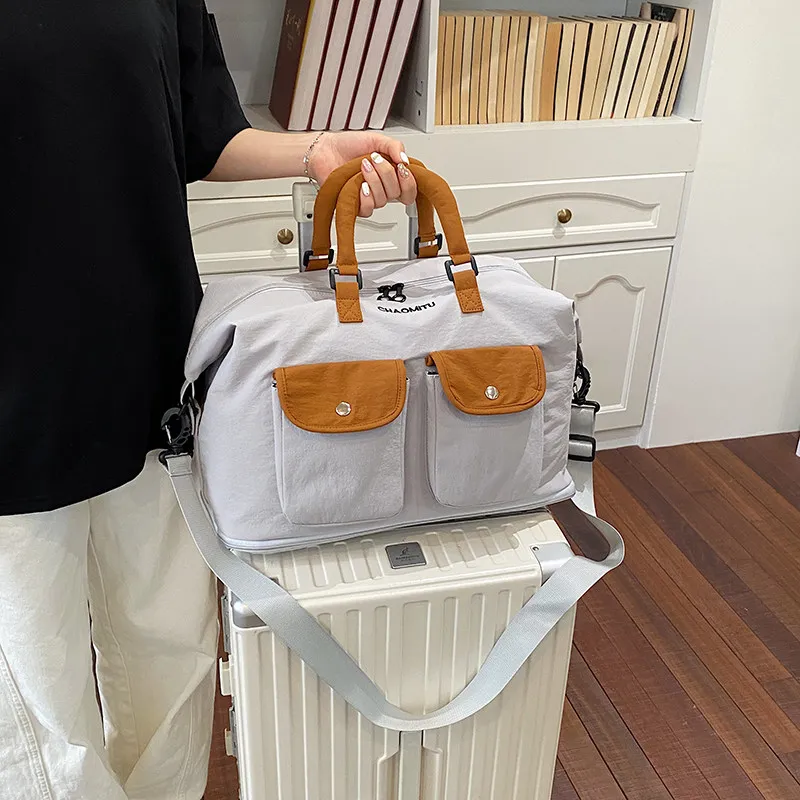 travel-bag-oxford-cloth-large-capacity-lightweight-fitness-dry-wet-separation-expandable-bag-for-outing-youth-unisex-bag