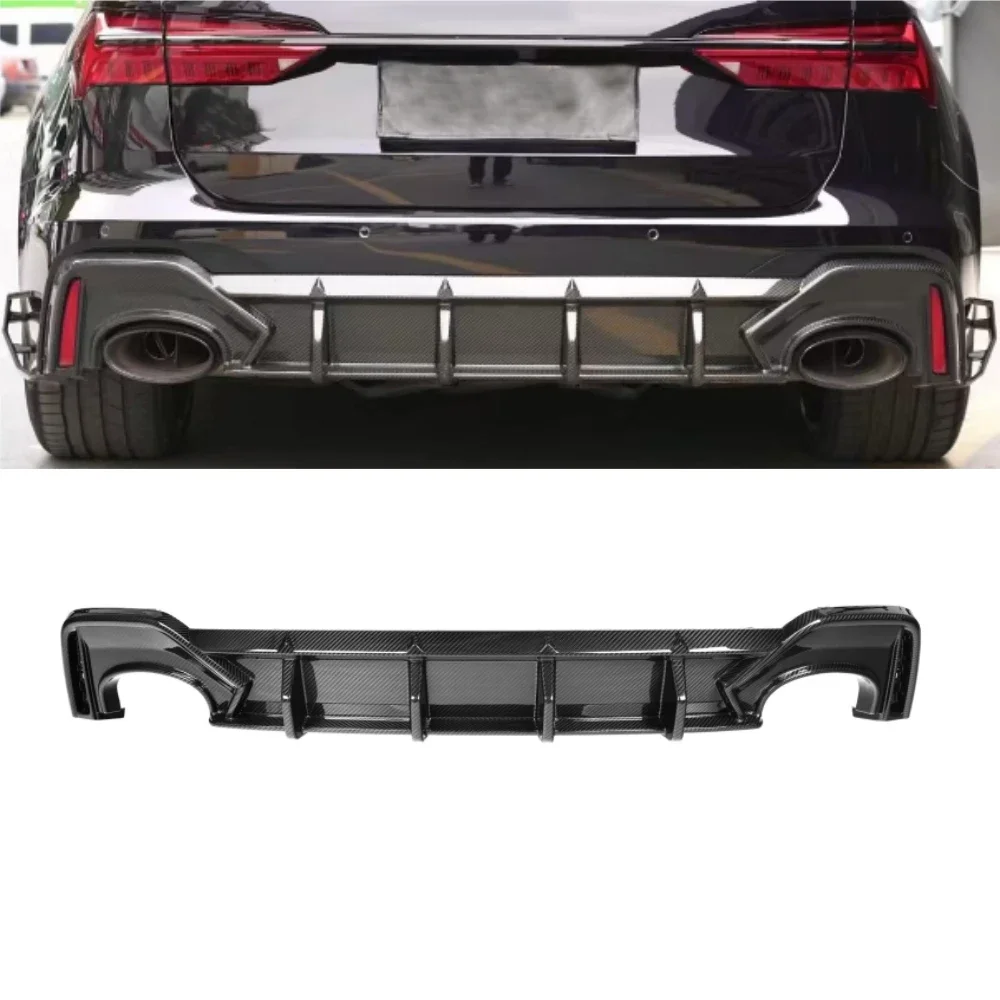 

NEW High Quality Dry Carbon Fiber Rear Bumper Diffuser for Audi RS6 RS7 C8 2019-2021 Modern Style Front & Rear Upgrade