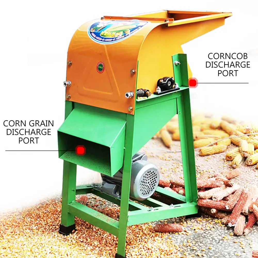 Electric Corn Peeler Shelling Threshing Machine Household Small Full-automatic Pulverizer Processador