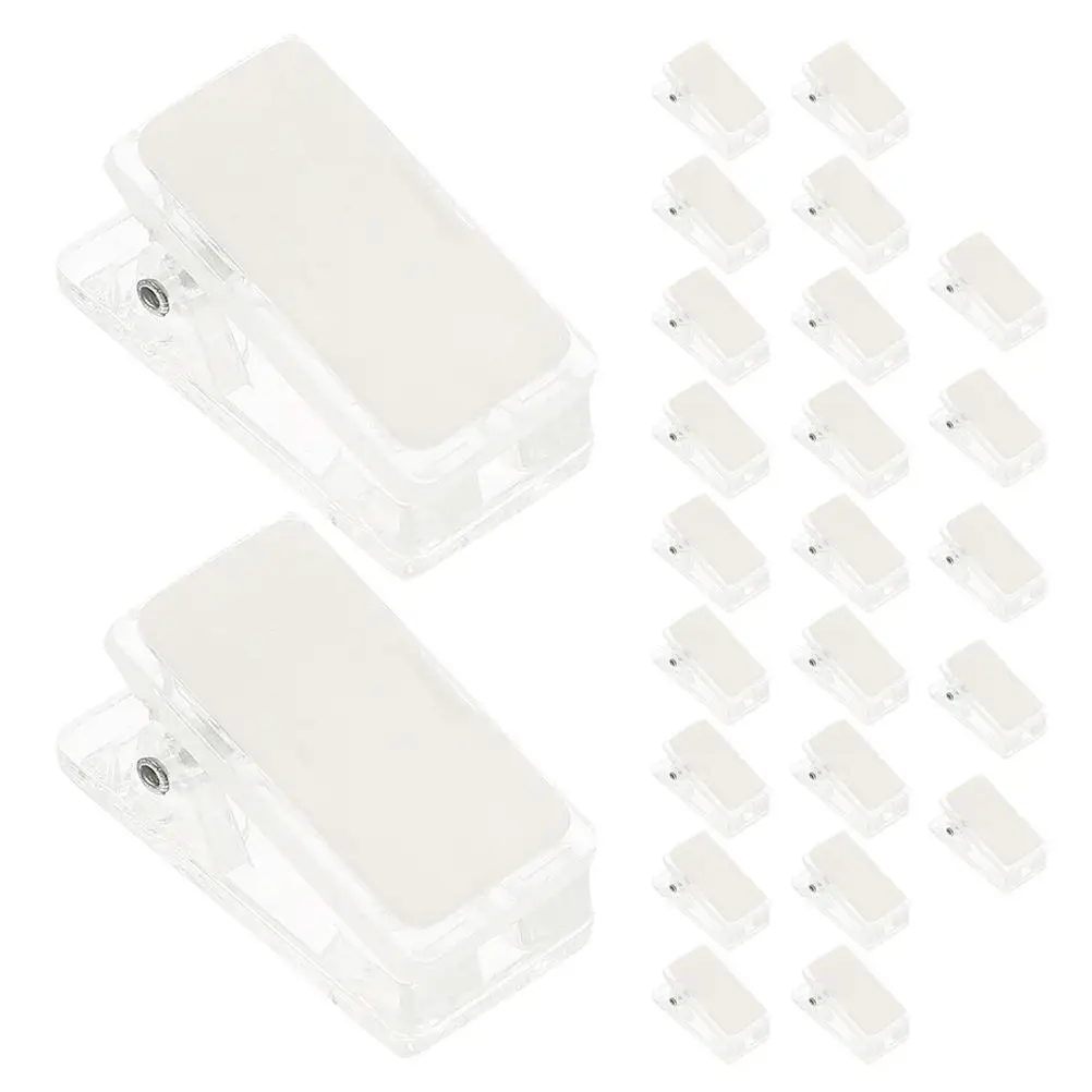 

Jumbo Paper Clips Self-Adhesive Picture Hangers Transparent Spring Office Posters