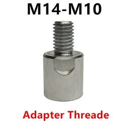 อะแดปเตอร์ M14 M10ตัวแปลงอินเตอร์เฟสแบบลูกหมูขัดเงาสกรูแปลงเกลียว1ชิ้นก้านต่อน็อตเชื่อมต่อ