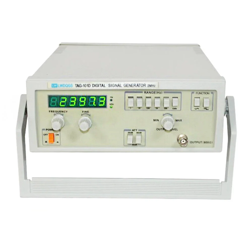 

101D Low Frequency 2MHz Digital Signal Generator Measurement Signal Frequency Meter High Accuracy Signal Source Square Sine Wave