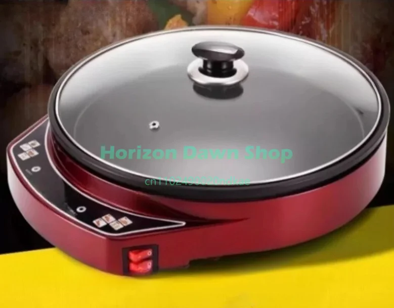 Single-sided Electric Cake Pan, Pancake Pan, Deepened Electric Frying Pan, Plus Size, Non-stick Flat-bottomed Frying Pan