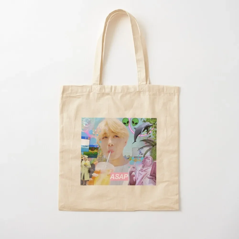 

Jungwoo vaporwave Tote Bag shopping trolley bag supermarket folding bag the tote custom fabric