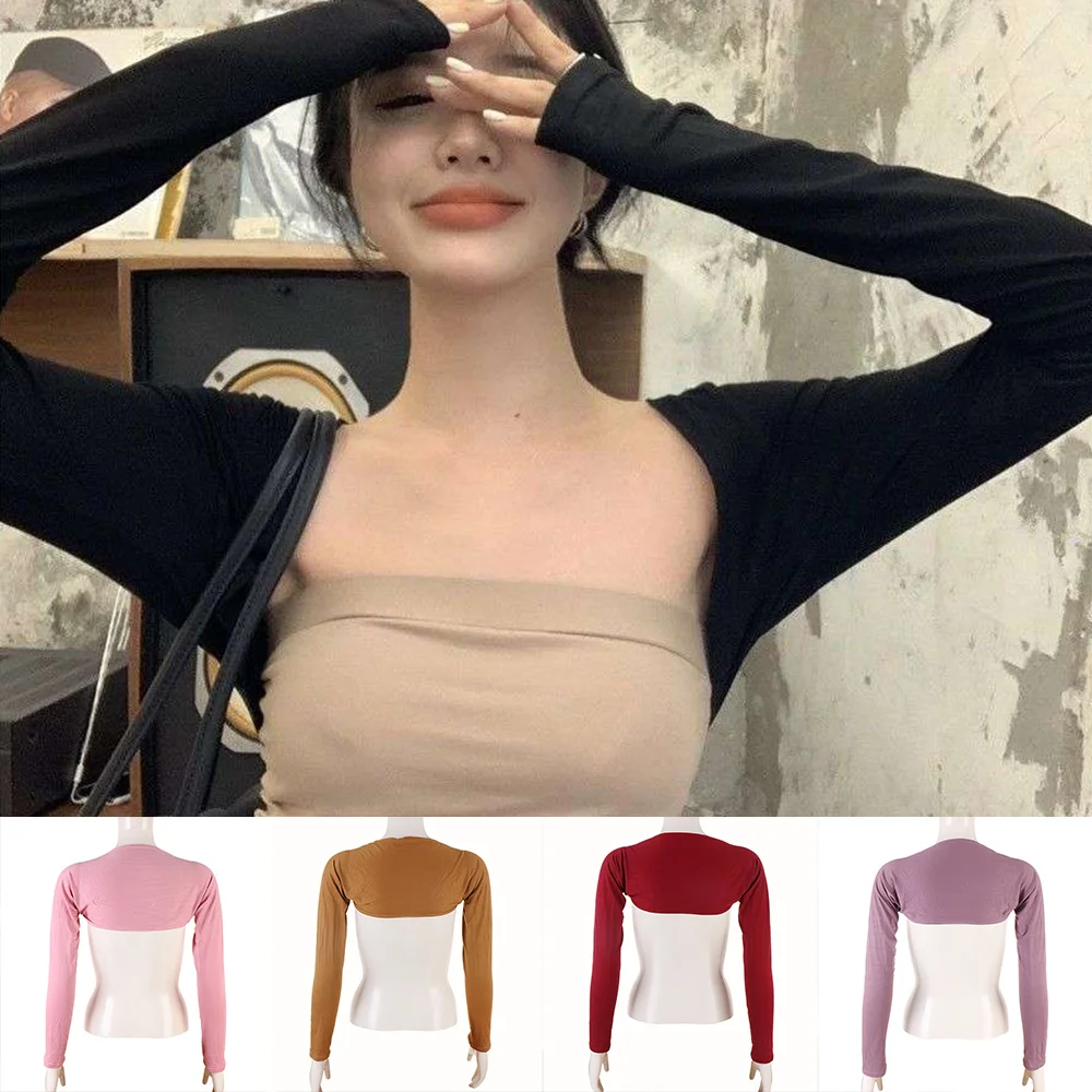 Cotton Ultra-thin Arm Sleeves Cape Elegant Women UV Protection Arm Cover Long Sleeve Outdoor Sports Protective Clothing Cooling