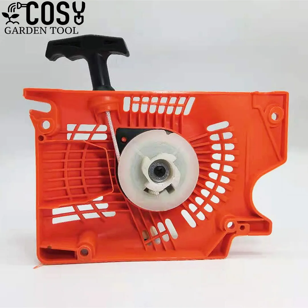 

Recoil Starter Assy with Pulley Spring Rope Pawl For Chainsaw 45 52cc 58cc 4500 5200 5800 Single Starter Replace Spare Part