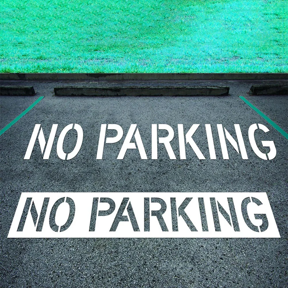 

Складной шаблон для разметки парковок, 12-дюймовые высокие буквы, экономичное решение для разметки на асфальте