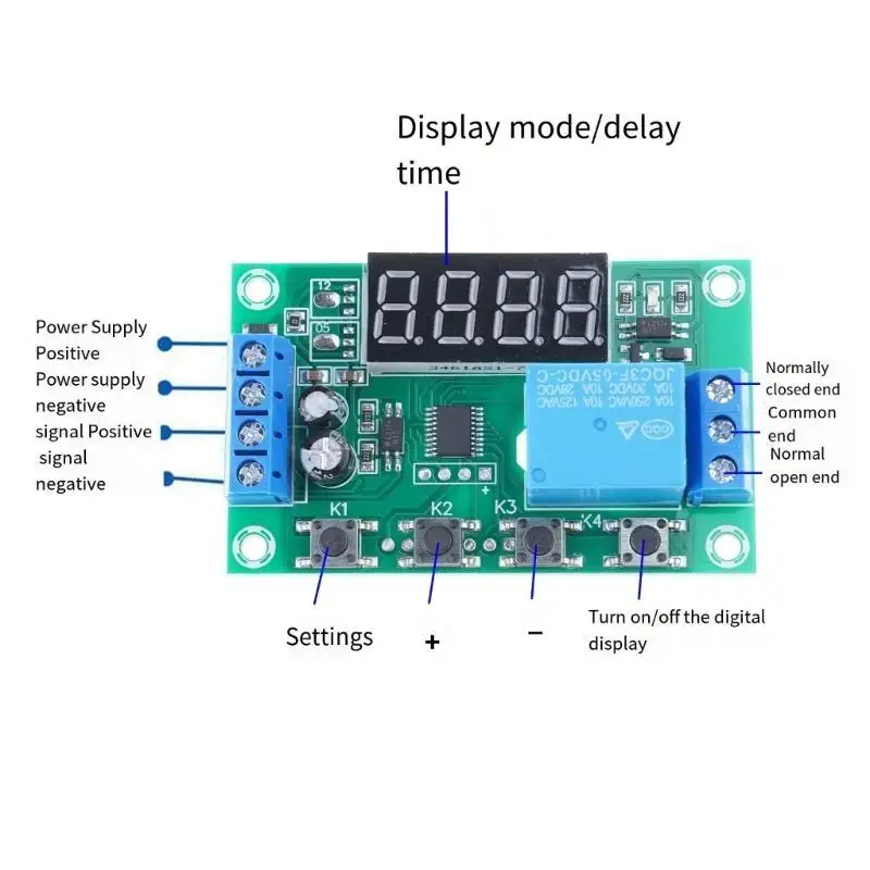 

Y1UB Automation Control Timer Relays Module with Wide Application Ranges 5V YYC-2S