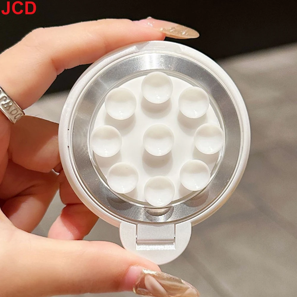 Silicone Suction Cup Phone Holder Mount Strong Magnetic Phone Holder Mount with Pull Ring Phone Grip for iPhone/Samsung/Android