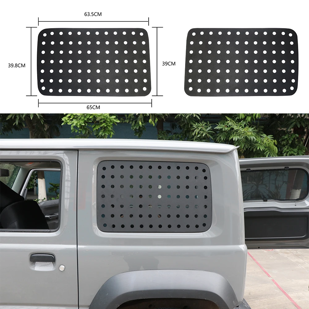 

Lantsun JMN060 Aluminum-alloy Trim Panel for Rear Window Glass for Suzuki for Jimny 2019+ 3 Door