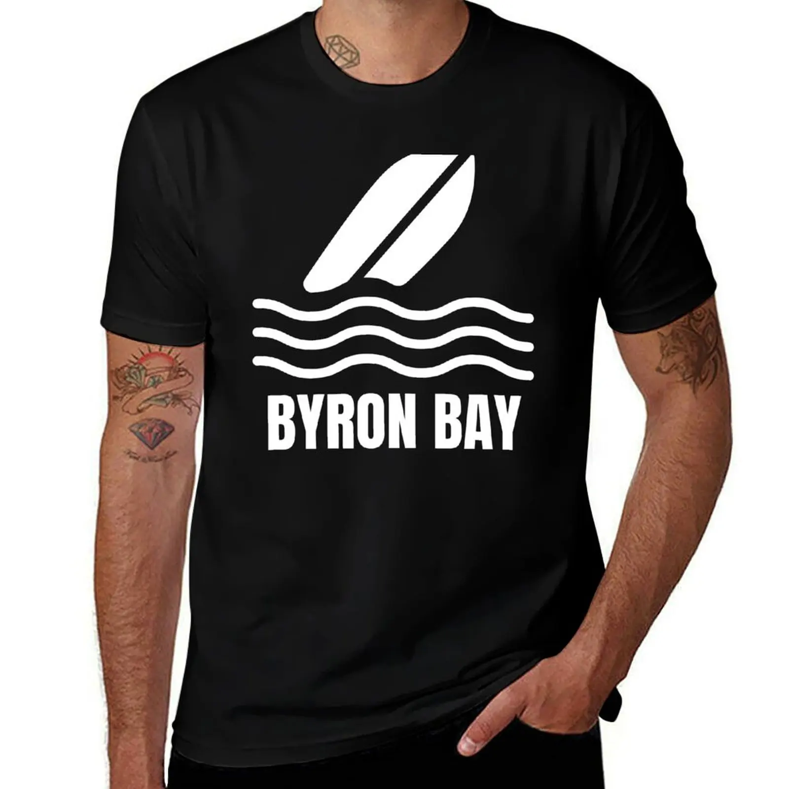 byron bay surf T-Shirt sports fans Funny t-shirt basketball graphic tees summer top vintage t shirt men