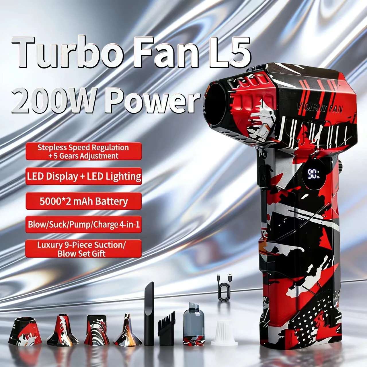 L5 Turbo Fan 200W V… - image