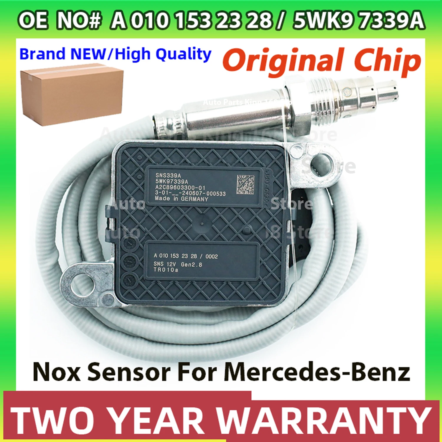 

5WK97339A A0101532328 Оригинальный новый датчик NOx оксида азота для Mercedes-Benz DDE Detroit DD13 DD15 DD16