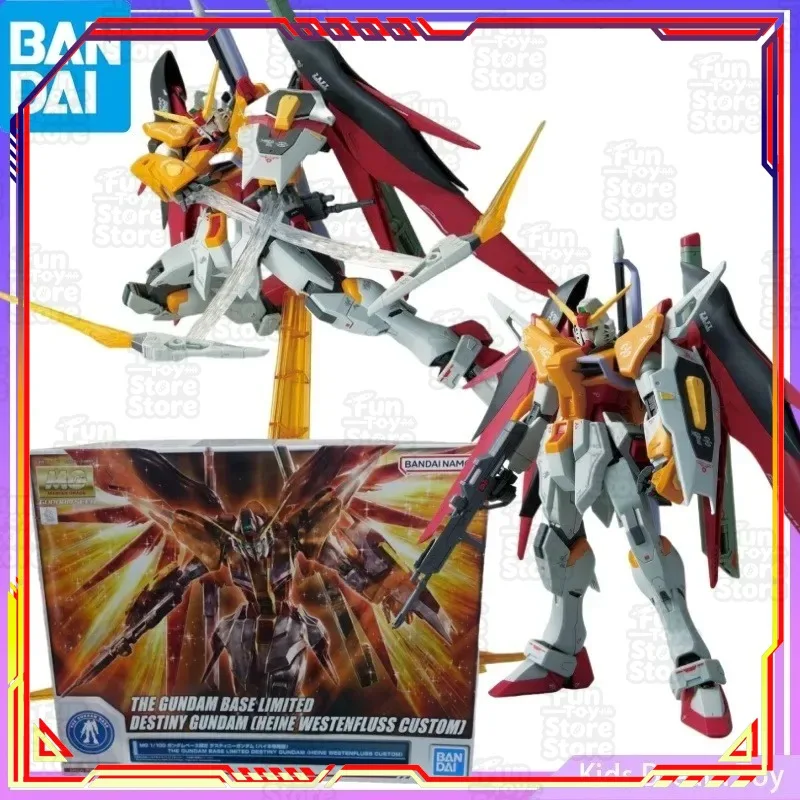 Bandai Gundam Build Divers Re:RISE Destiny Gundam Heine Westenfluss Custom MG Modellbausatz Anime Actionfigur Spielzeug für Kinder