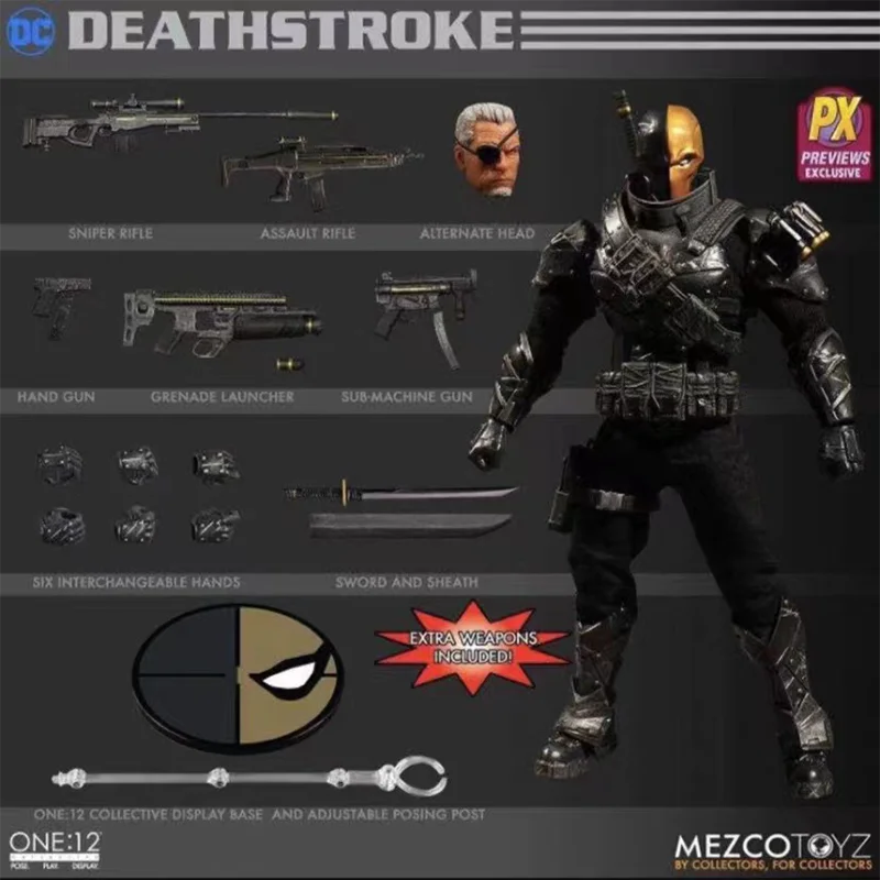 In Stock Original Mezco Toyz ONE:12 Collective Deathstroke PX