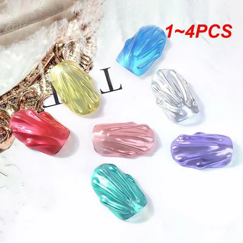 1~4PCS Chrome Pigment Dust High-quality And Long-lasting Easy To Apply And Remove Trendy Gorgeous Fashionable Iridescent