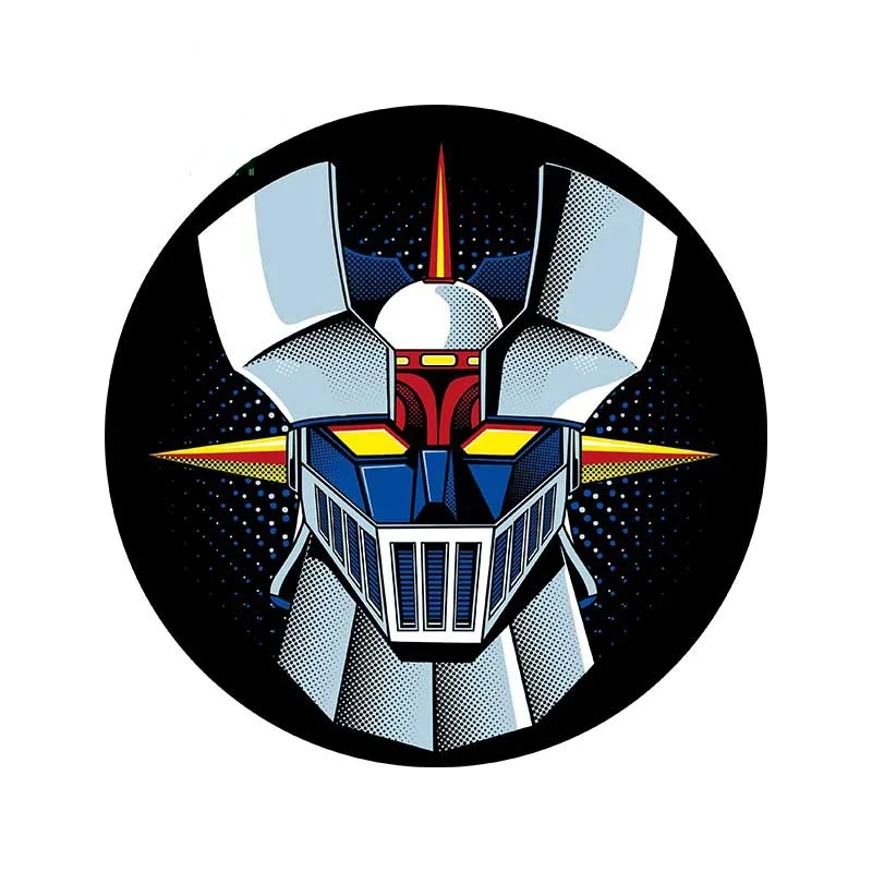 New design ideas for Mazinger VAN Car scratch sticker waterproof personality RV decal Trunk RV refrigerator decoration, 13cm