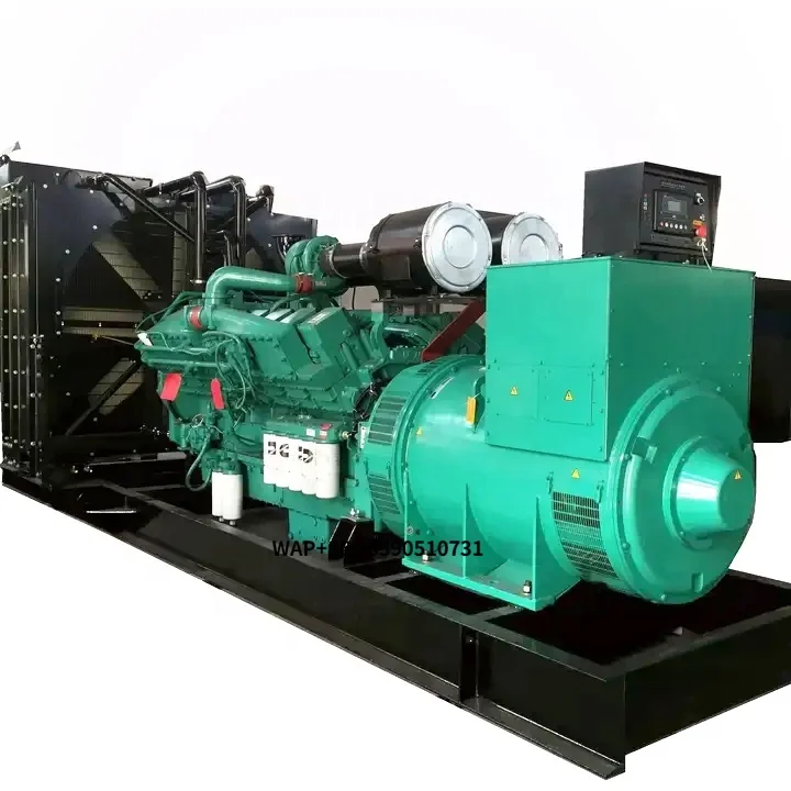 Shx 2000kva 1600kw Open Type Generator Price with Cummins Engine Factory Sales