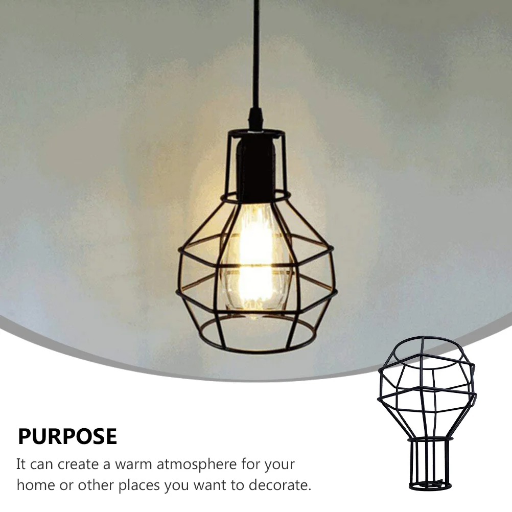 

1Pcs Vintage Lamp Shade Iron Art Pendant Lamp Cover Chandelier Shade Warm Atmosphere Iron Art Lampshade Vintage Lampshade