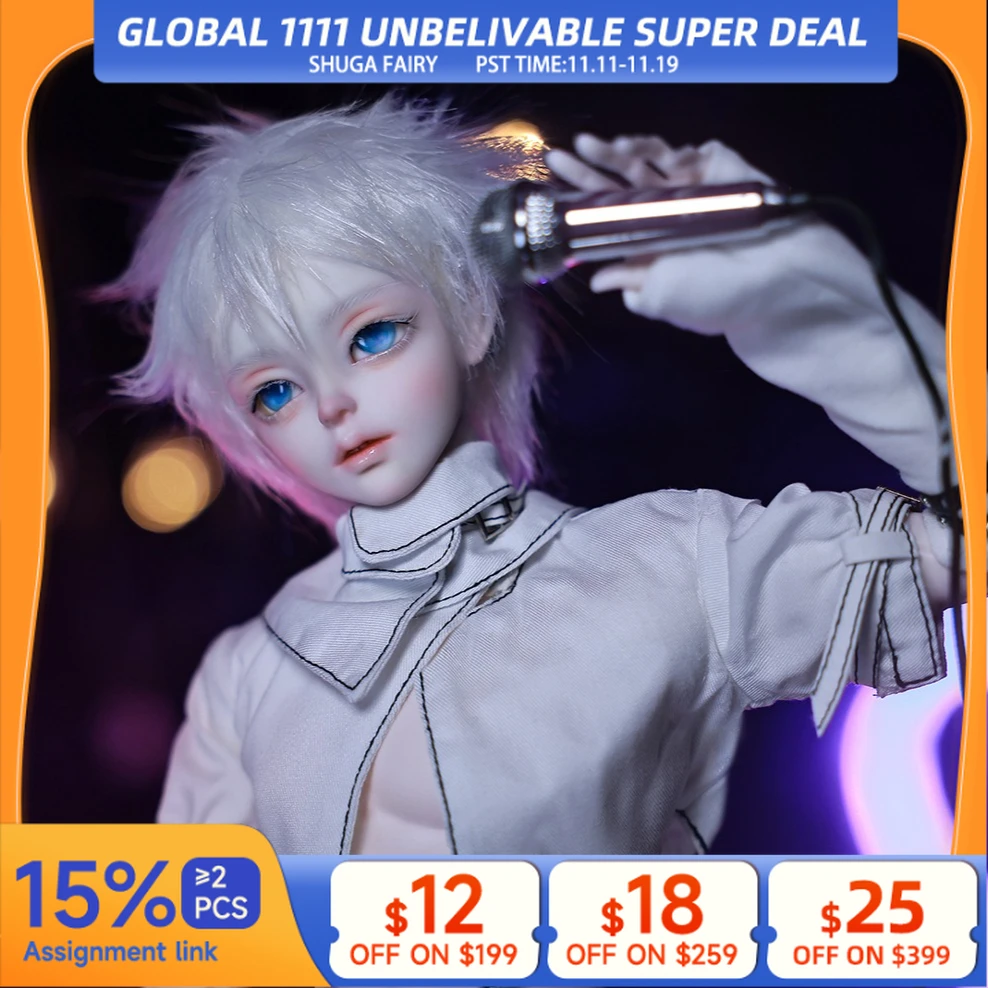 

Shugafairy Hosino Bjd кукла 1/4 бобо тело мода хип-хоп стиль группа живая фигурка подарки