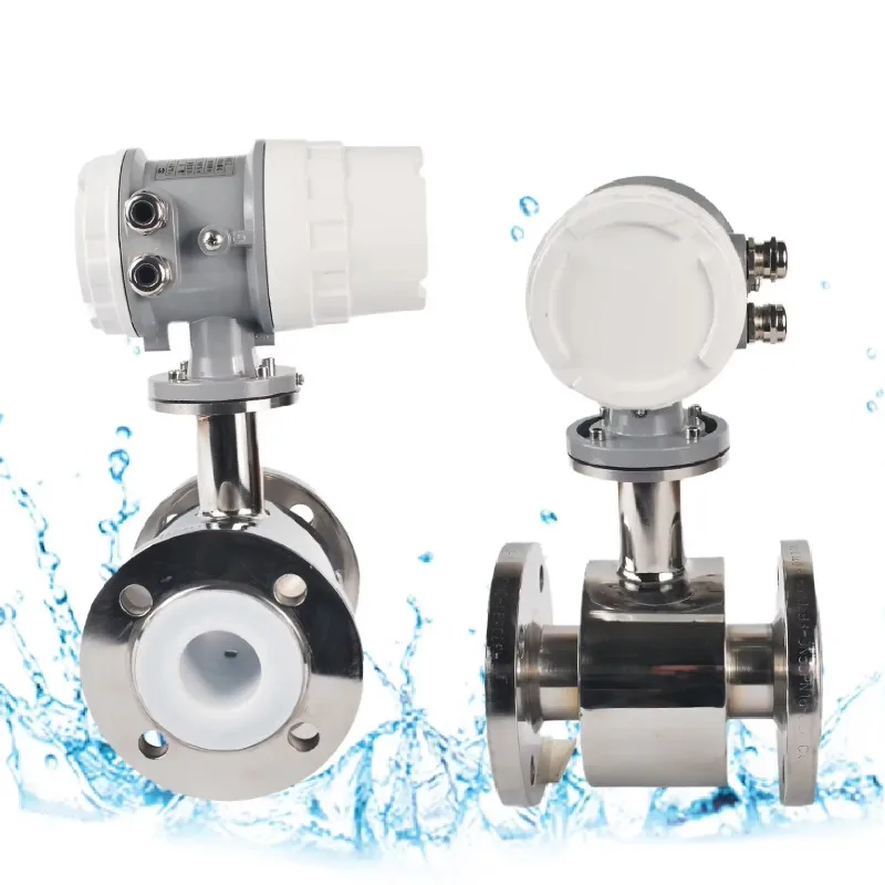 Food Grade Water Flow Sensor DN15-DN50 Sanitary Stainless Steel Electromagnetic Flow Meter RS485 4-20mA