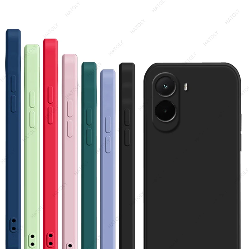 Für Xiaomi Poco M7 4G Fall Abdeckung Original Flüssigkeit Silikon Telefon Fall Für Xiaomi Poco M7 Plus 5G Fall duke Funda Zurück Abdeckung