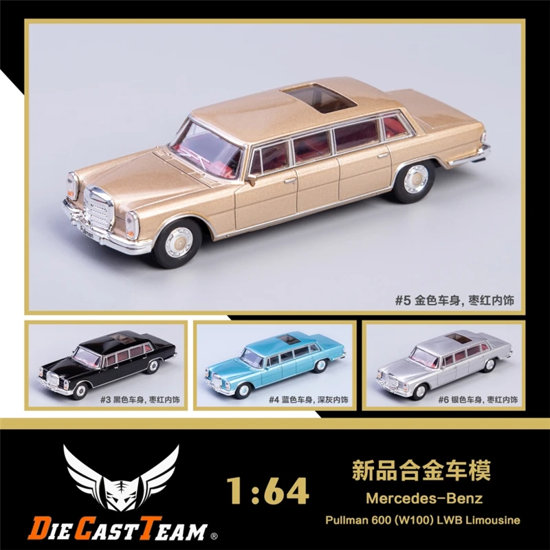 GCD DCT 1:64 Pullman 600 W100 LWB Limousine version Diecast Model Car