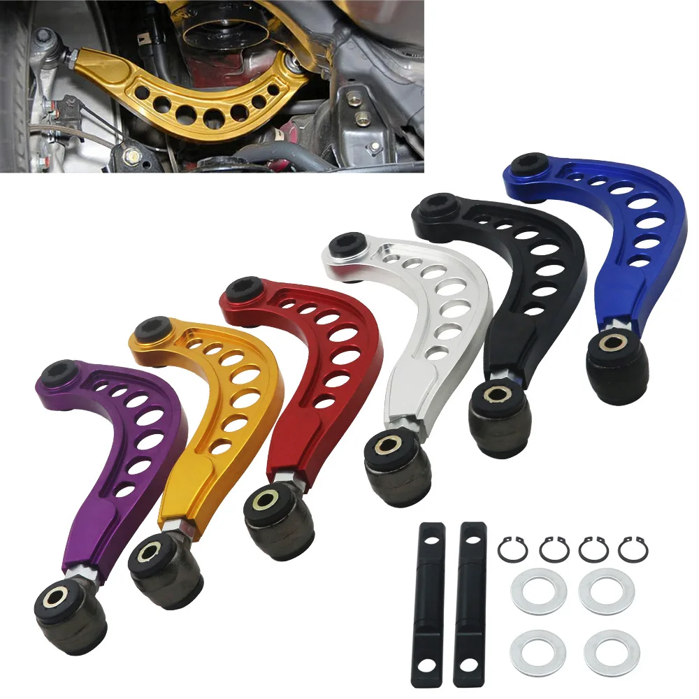 Car Rear Camber Kits Lower Control Arm Aluminium Chassis Parts Camber Arms Kit for Honda Civic DX/LX/EX/SI FG2 FD 06-10