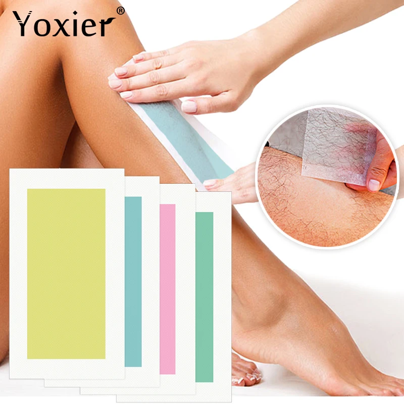 10pcs Effective Hair Removal Wax Paper High Quality Hair Removal Tool Underarm Face Body Legs Arms Male Female Not Damaging Skin