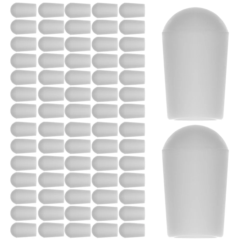 

200pcs Plastic Hanger End Caps Clothes Hanger Protector Cover Rack Tip Tine Cover Wire Thread Protector Caps For Hooks Drying