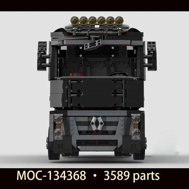 Magazzino 3589 Parti Renault Magnum Solo con Ascensore Moc-134368 Veicoli Giocattolo Ad Alta Tecnologia Modello Building Blocks Adulti Camion Giocattoli Regalo
