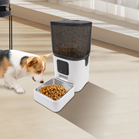 6L Automatic Pet Feeder Remote APP Control Smart Pet Food Dispenser 220V/110V Timing Feeder for Small Cats and Dogs