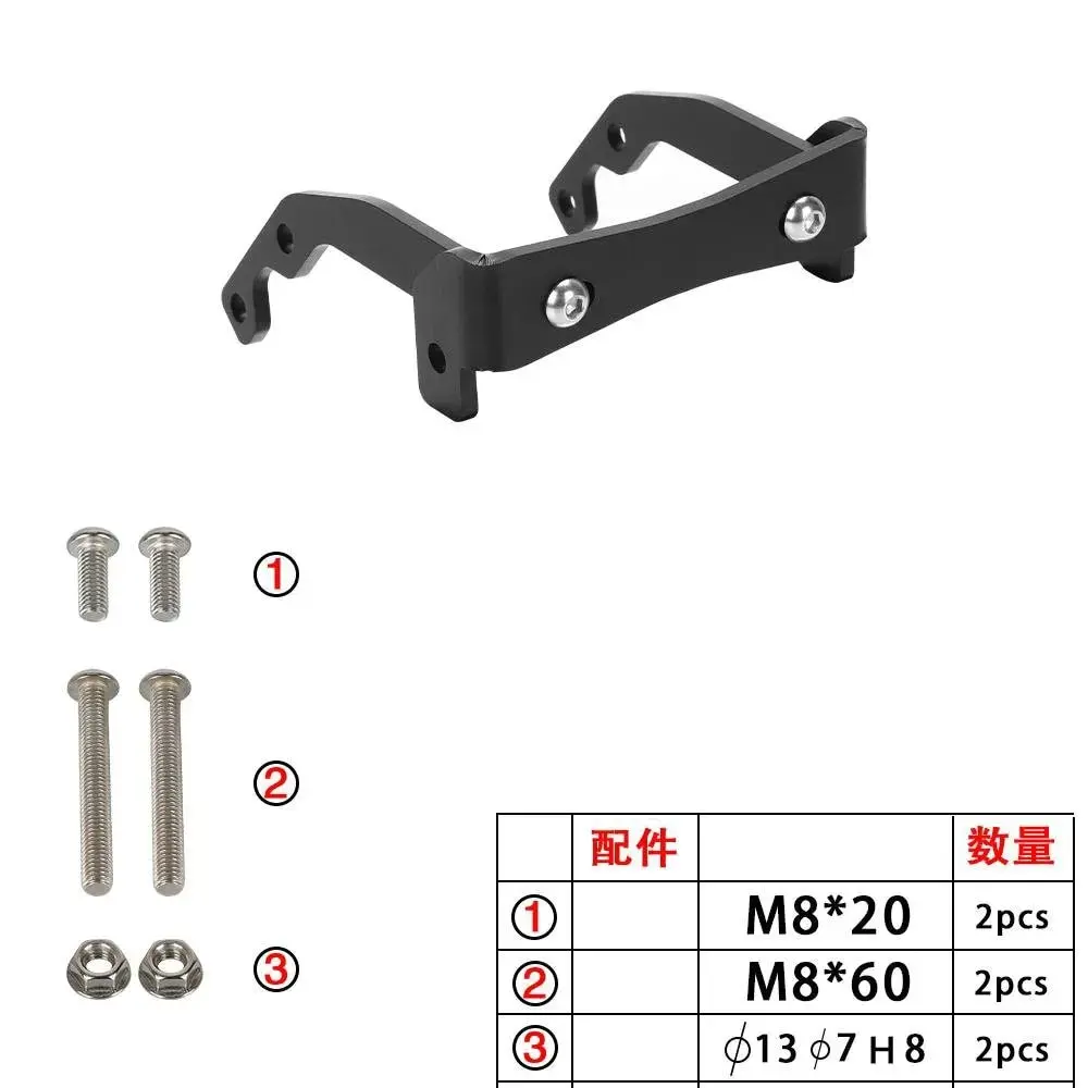 Para yamaha xtz700 tenere/xt700z tenere 2019-2024 suporte de montagem de luz auxiliar suporte de lâmpada de nevoeiro tenere 700 tx690z t7