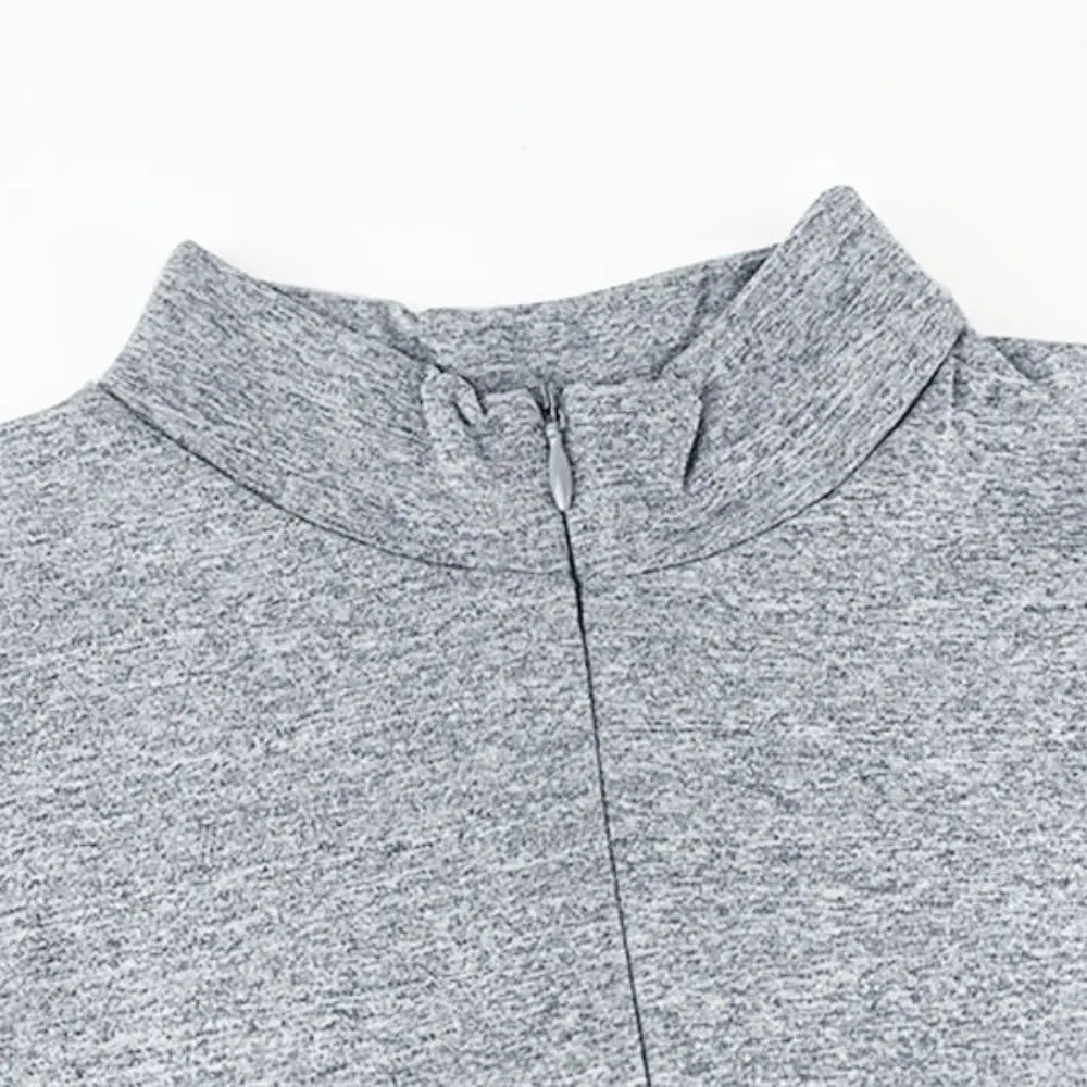 Underwear Slim Fit Shapewear Zipper Long Sleeve Yoga Jumpsuit Stand Collar Bottoming Shirt Seamless Bodysuits Ladies