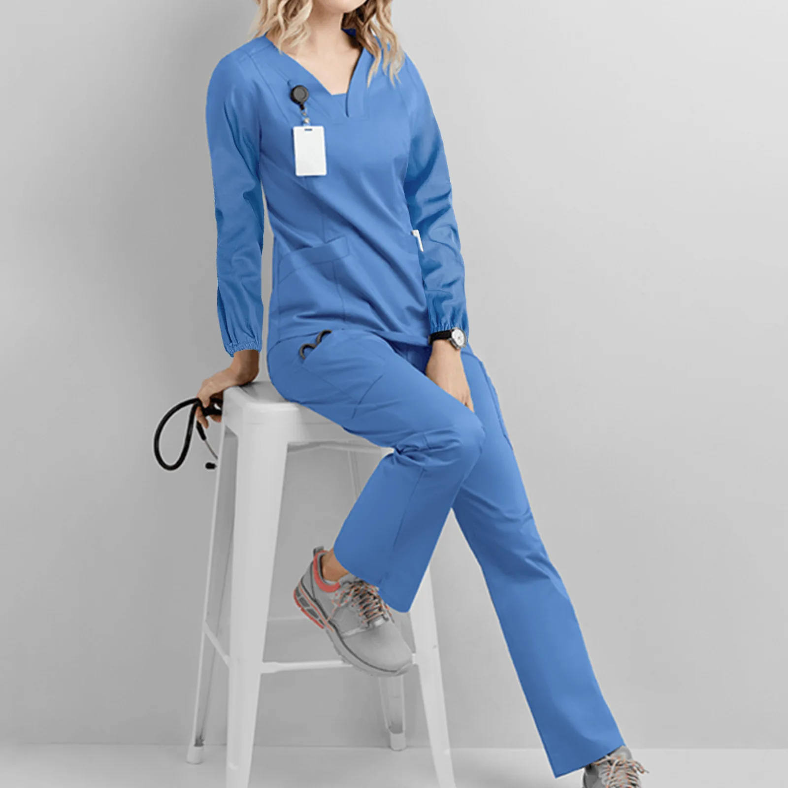 Nurse uniform for women scrubs medical uniforms surgical surgery nursing accessories clinical surgical Surgery suit workwear