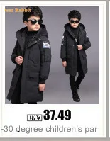 2026 Fashion Winter Duck Down Jacket for Big Boy Children Wear Parka Garments Clothes Thickened Hooded Feather Coat Clothing 6-1