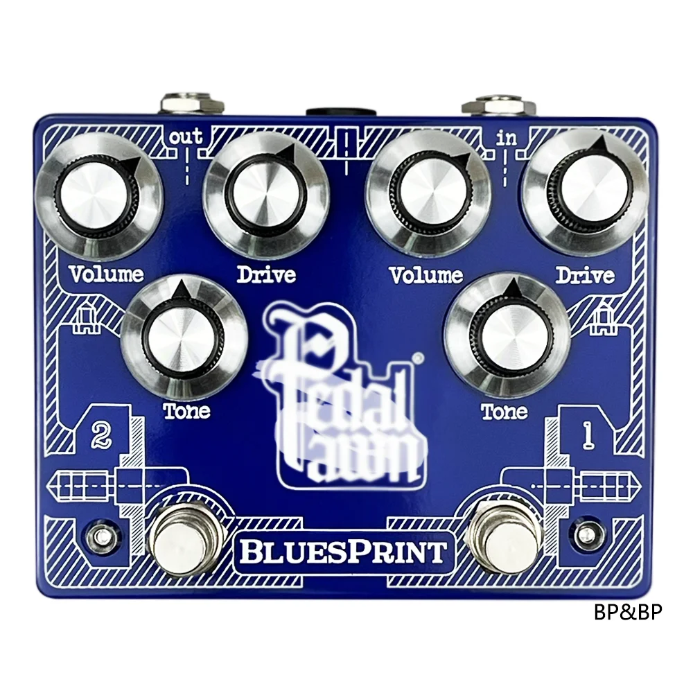God Bluesprint  Overdrive Distortion Guitar Pedal