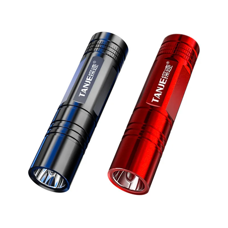 Outdoor Flashlight Small Mini Lighting Strong Light Portable Super Bright Rechargeable Hand Lamp for Hiking/Camping/Emergency view 6