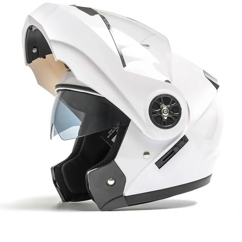 New Bluetooth Motorcycle Helmet Semi Open Safe Flip Up Motorcycle Helmet