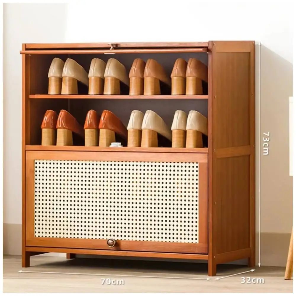 3/5/7 Layers Dust-proof Shoe Cabinet Shoe Rack Organizer Storage Shelf Breathable Living Room Cabinets Assembly Shoe Organizers