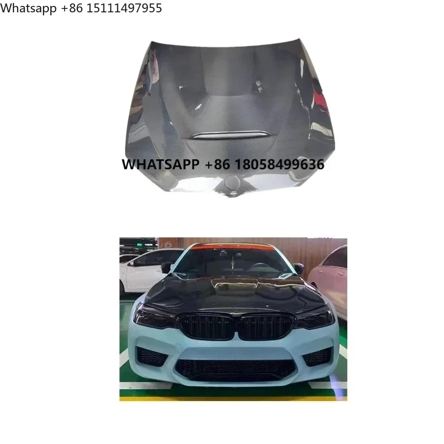 GTS Carbon Fiber Hood for G30 2017-2024 5 Series Upgrade G30 GTS Hood G30 Carbon Hood