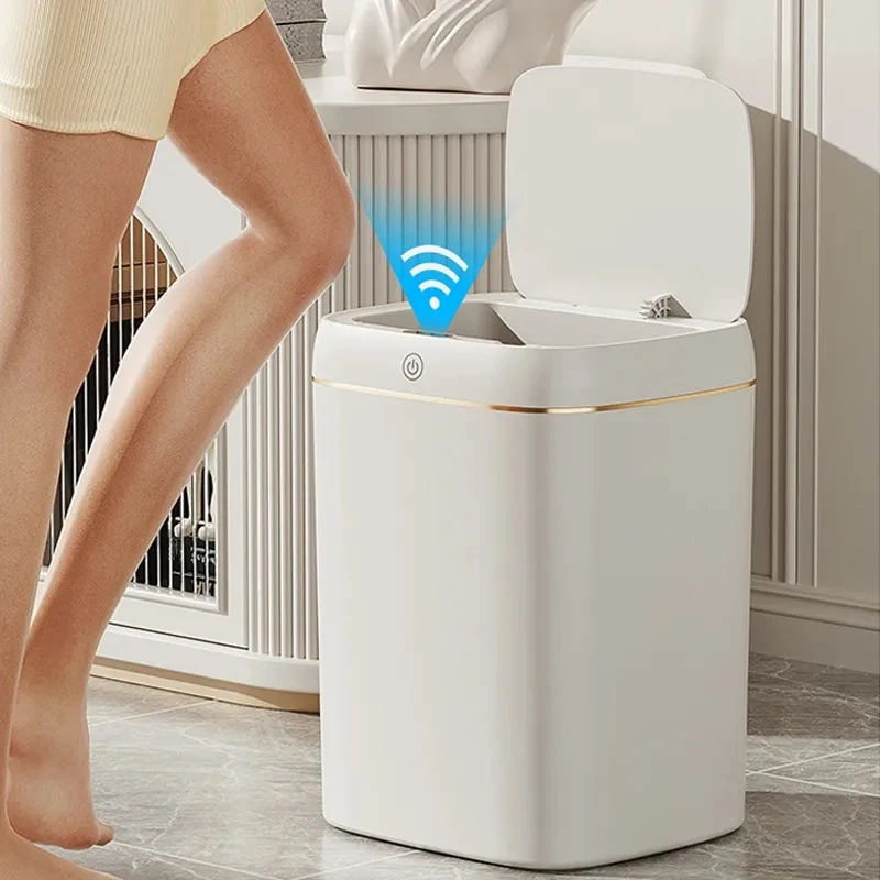 11/13l Smart Mülleimer automatische Sensor Mülleimer Licht Luxus Bad Küche Müll Wohnzimmer Papierkorb Papierkorb