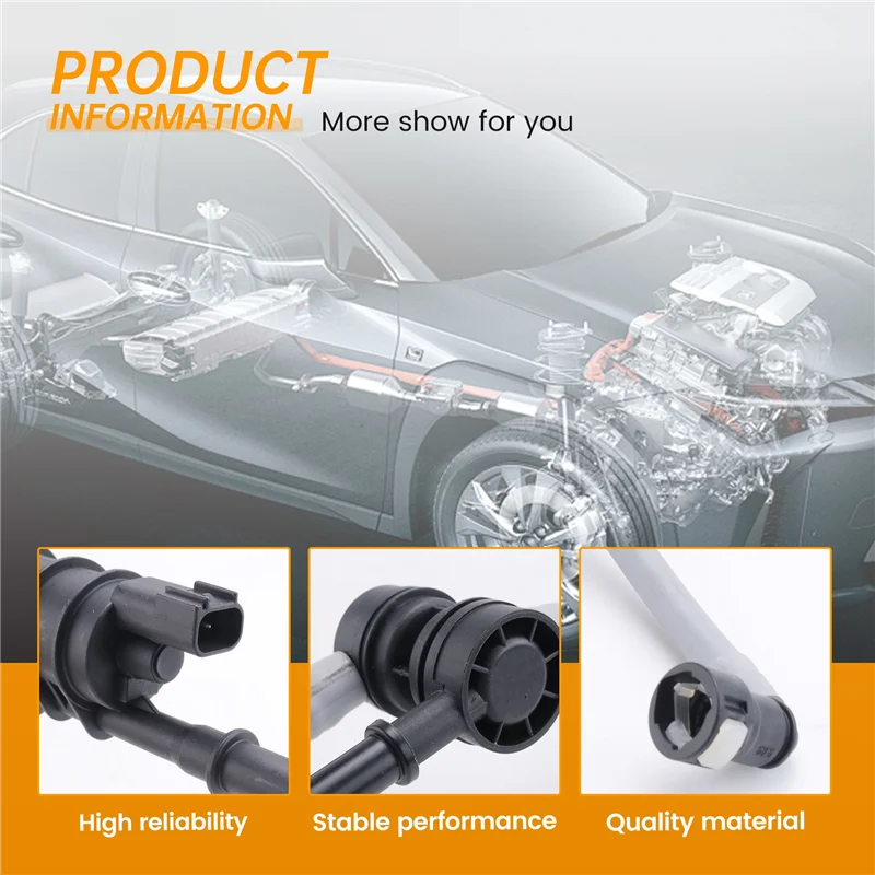 

A80X-Fuel Tube Support Bracket W/Purge Solenoid For Ford F150 Edge Police Interceptor Utility GL3Z-9B325-B BL3Z-9B325-C