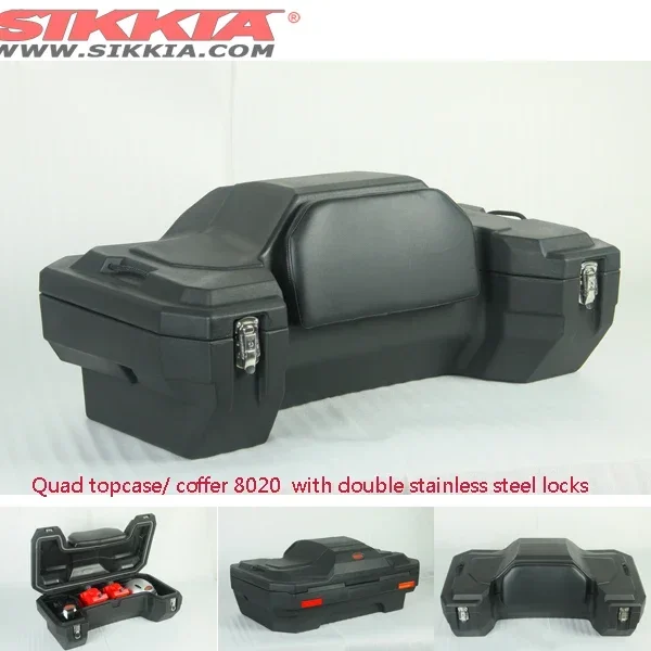 Motorcycle Accessories 2016 New Design Motorcycle Luggage Side case Top case Saddle Bags High Quality ATV Part Durable Plastic