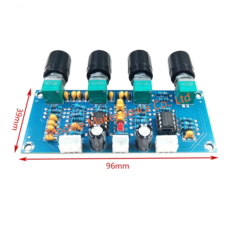 XH-A901 NE5532 Preamp Tone Control Board - Bass/Treble/Volume Adjustment, Hi-Fi Audio Preamplifier Module for Amplifier